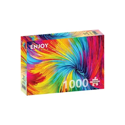 Obrázok produktu pre Puzzle 1000 dielov Enjoy – Farebné víry farieb