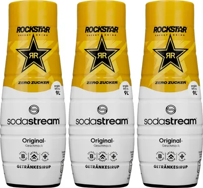 Obrázok produktu pre SodaStream Rockstar Original Zero Syrup 440ml, 3 kusy