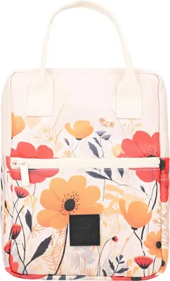 Obrázek produktu pro ESTIA | Lunchbag - 7 L - Termo taška s květinovým vzorem - s přihrádkou na láhev
