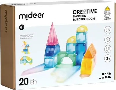 Immagine prodotto di Mideer Blocchi da costruzione magnetici 20 pezzi