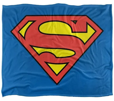 Produktbild von Superman Decke  Logo multicolor Standard