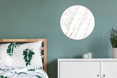 Produktbild von MuchoWow® - Wand Kreis - Wandbild - Schlafzimmer - Aluminium Bild - Kinderzimmer - Wohnzimmer Dekoration - Wandschmuck