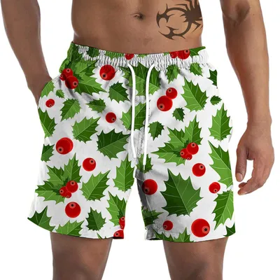 Productafbeelding van Casual Heren Strandshorts met 3D-print