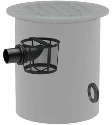 Zdjęcie produktu dla Filtr wstępny GreenLife "easy pro" do odprowadzania wody opadowej, filtr drenażowy, sitko do odprowadzania wody