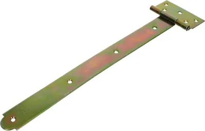 Produktbild von NAJDER T-Scharnier 350 mm Kreuzgehänge 2 Stück Torscharnier Gartentor Gartentorfalle Schwenkscharnier verzinkte gelb (350 mm)