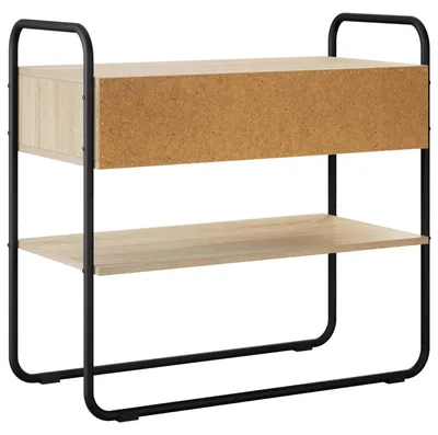 Image de vidaXL Table d'appoint en chêne Sonoma 80 x 40 x 75 cm, aggloméré