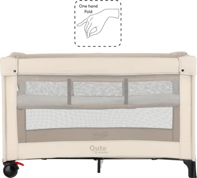 Produktbild von Qute Reisebettchen - Q-Dream Easyfold - Ivory | Qute