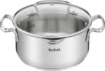 Productafbeelding van Tefal DUETTO+ G7194355, Rond, Roestvrij staal, Roestvrij staal, Roestvrij staal, Keramisch, Gas, Halogeen, Inductie, Afgesloten kookplaat, 250 °C