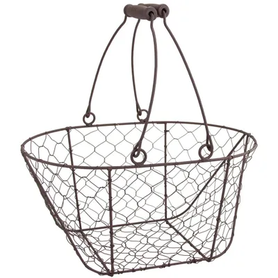 Produktbild von Riffelmacher Metallkorb mit Griffen 08211 | 31 x  22 cm - Drahtkorb