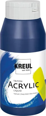 Produktbild von KREUL Acrylfarbe Triton Acrylic Liquid phthaloblau 750 ml