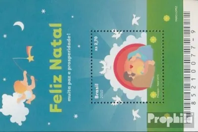 Produktbild von Briefmarken Brasilien 2010 Mi Block151 (kompl.Ausg.) postfrisch Weihnachten