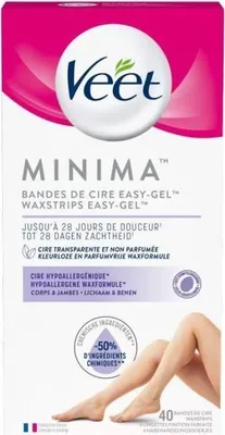 Produktbild von Veet Minima Waschstreifen für die Beine (40 Stück)