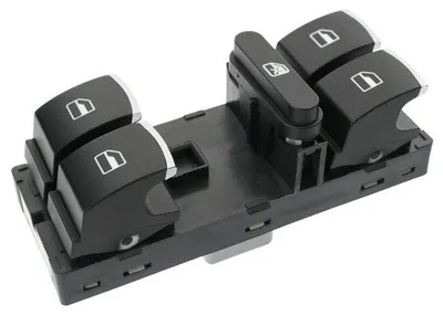 Produktbild von VW Golf VI 09-13 Kombischalter für elektrische Fensterheber, Chrom
