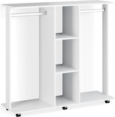 Vicco Kleiderschrank Robbie, 130 x 120 cm, Weiß
