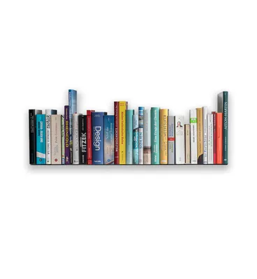 Produktbild von Radius Design - Booksbaum Wandregal horizontal : Schwarz L