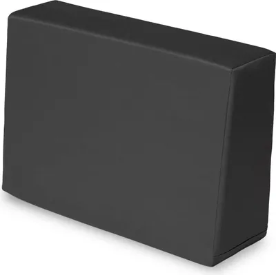 Produktbild von Seitenkissen für Palettenkissen mit wasserabweisendem Stoffbezug  für Palettensofa In- & Outdoor in Anthrazit (Länge 60cm, Polsterhöhe 15/20cm)