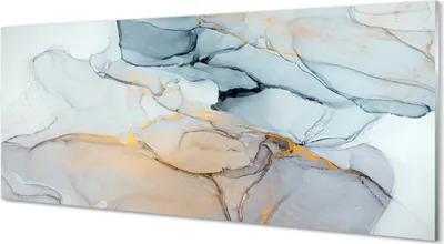 Produktbild von Glasbilder 125x50 Wandkunst Stein Abstraktion Flecken