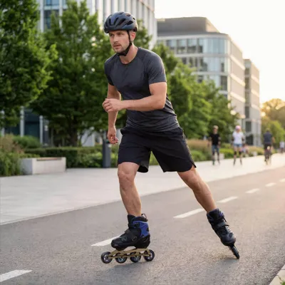 Obrázek produktu pro Inline brusle, nastavitelná velikost 35-38, hliníkový rám