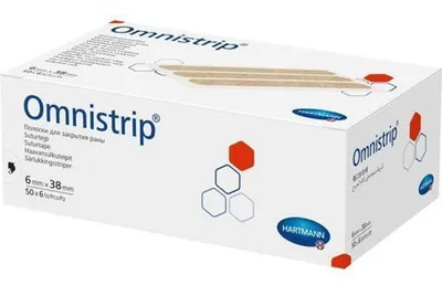 Productafbeelding van Hartmann Omnistrip, 6x38mm, steriel, 1x6 stuks, P50 | Verpakking (300 stuks)