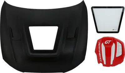 Obrázek produktu pro Kryt kapoty motoru pro Audi A5 B8.5 2012-2016 GT-look ochranné sklo.