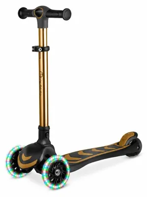 Produktbild von Nukido Flippo Dreiradroller für Kinder mit Balancesitz - Gold