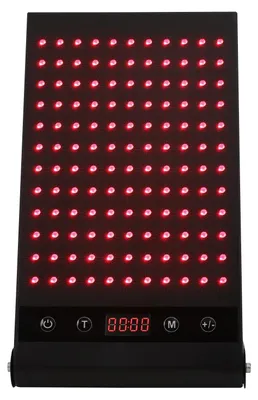 Produktbild von Rotlicht Therapiegerät - LED Wärmelampe 24W - 100–240V AC - Mit Timer - Für Hautverjüngung - Für Zuhause und Massagestudios - Rot
