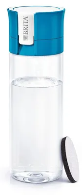 Zdjęcie produktu dla Brita Fill&Go, Butelka filtrująca wodę, 0,6 l, Niebieski, Przezroczysty