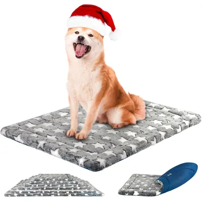 Produktbild von Hundebett Wendbar Wasserdicht Grau 91x61 cm