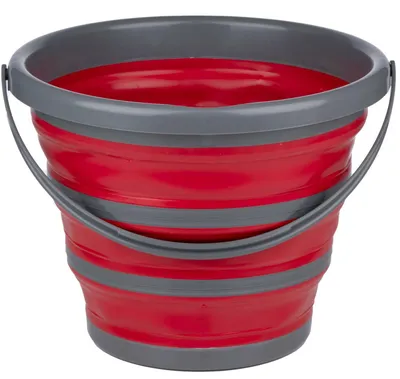 Produktbild von Dirt Devil Eimer - zusammenklappbar - rot/grau - 10 Liter