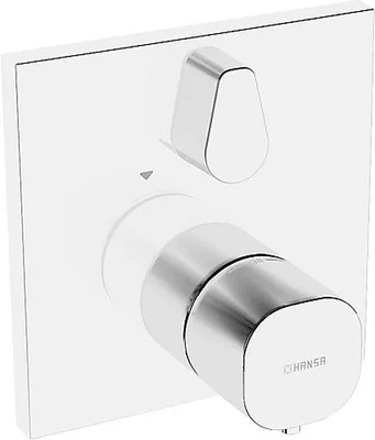 Produktbild von HANSA HANSALIVING Wannen- und Brausearmatur, Fertigmontageset, Thermostat, Unterputz, 81149562