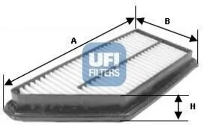 Produktbild von Luftfilter UFI 30.337.00 für CHEVROLET Rezzo (U100) Filtereinsatz