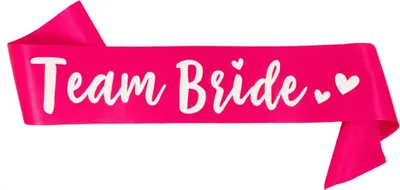Produktbild von Oblique Unique Schärpe Team Bride JGA Junggesellinnenabschied Hen Party pink