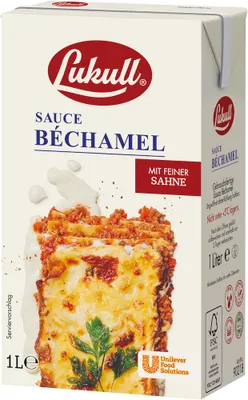 Obrázek produktu pro Lukull Bešamelová omáčka krémová jemná jako základ pro nákypy a další 1000ml