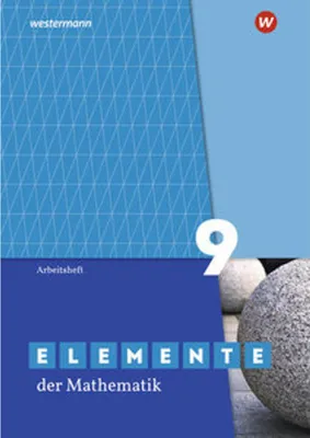 Obrázek produktu pro Elemente der Mathematik SI 9. Arbeitsheft mit Lösungen. G9. Für Nordrhein-Westfalen