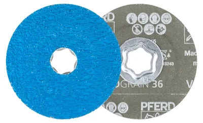Produktbild von PFERD COMBICLICK fibre discs, 10 cm, 25 Stück(e)