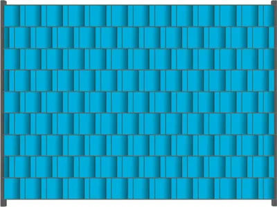 Produktbild von Wallario Zaunsichtschutz mit Motiv Hellblau für Ein- und Doppelstabmatten Zäune in der Größe 250 x 180 cm