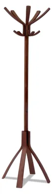 Produktbild von Kleiderständer aus Holz, Dunkles Holz, 176