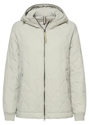 Produktbild von camel active Damen Wattierte Jacke mit Kapuze Salbei, womenswear-40