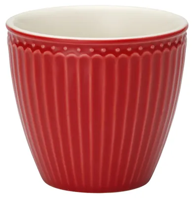 Zdjęcie produktu dla Greengate Latte Cup Kubek ALICE Czerwony Kubek do kawy Seria zastawy stołowej 300 ml