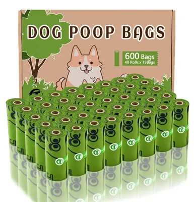 Zdjęcie produktu dla Woreczki na psie odchody - Woreczek na psie odchody - 31 x 23 cm - 600 sztuk - Zielone