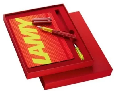 Produktbild von LAMY Füllhalter AL-star glossy red - Federstärke F - feine - Edition - 022 F - 1236790