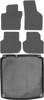 Immagine prodotto di Volkswagen Jetta VI Berlina (2011-2018) - SET - Tappetini in gomma + Tappetino per il bagagliaio