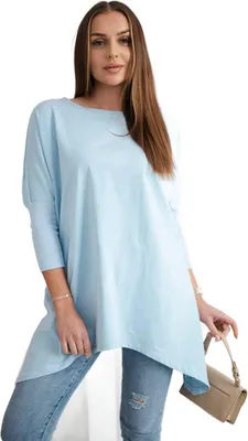 Produktbild von Übergroße blaue Bluse