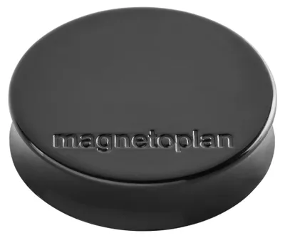 Zdjęcie produktu dla Magnetoplan 1664012, Magnes na tablicę, Czarny, 0,7 kg, 10 szt.