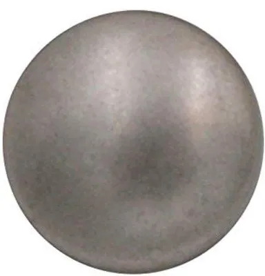 Immagine prodotto di Bottoni in metallo argento opaco da 18 mm