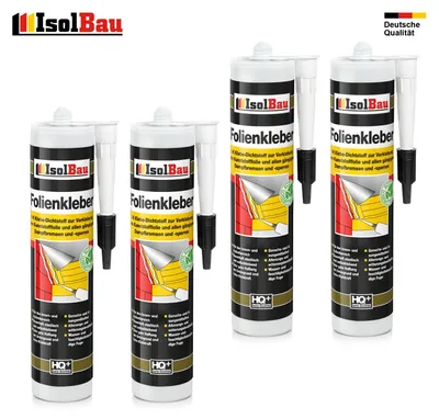 4x Folienkleber Dichtkleber Dampfbremse Dampfsperre Dampfbremsen PE Folie