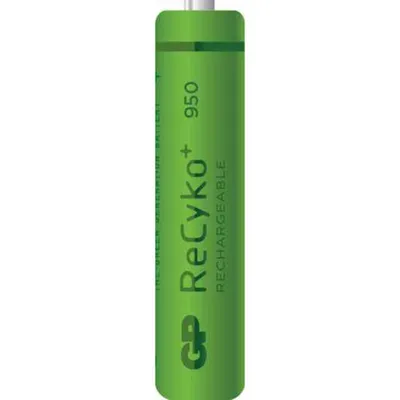 Zdjęcie produktu dla GP Batteries AAA, Bateria do ponownego naładowania, AAA, Niklowo-metalowo-wodorkowa (NiMH), 1,2 V, 4 szt., 930 mAh