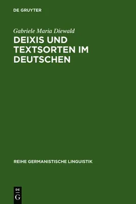 Produktbild von Deixis und Textsorten im Deutschen