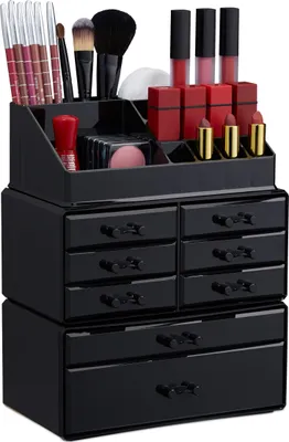Obrázek produktu pro relaxdays Make-Up-Organizer schwarz