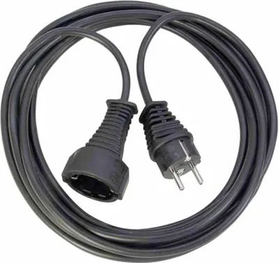 Produktbild von Brennenstuhl Qualitäts-Kunststoff-Verlängerungskabel 25m schwarz H05VV-F 3G1,5, 1165480